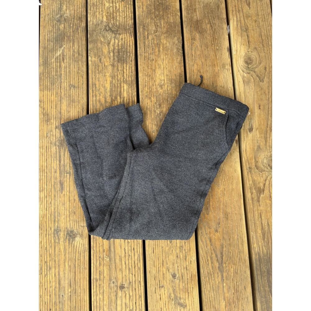 St. John Sport By Marie Gray Womens 2 Pocket Straight Leg Sweatpants Blue Size S